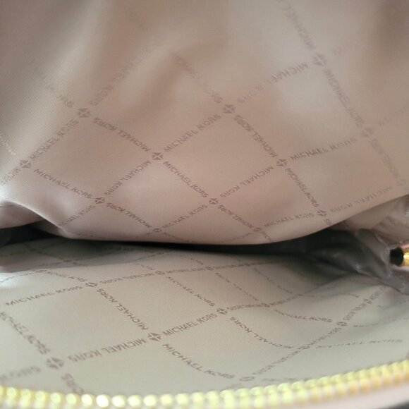 Michael Kors Jaycee Medium Zip Pocket Backpack MK Powder Blush - Picture 8 of 8